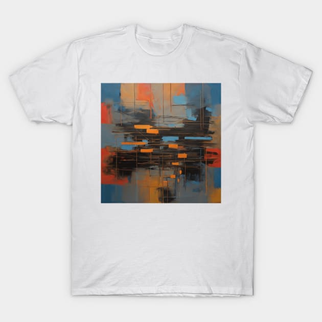 Oil paint splash art T-Shirt by ngmx